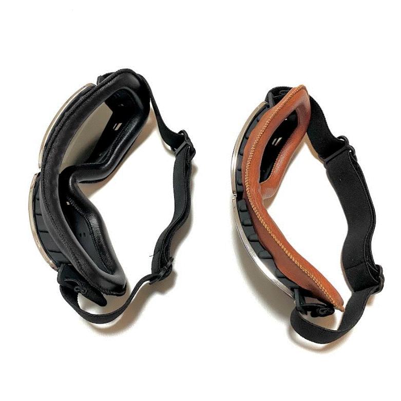 バイク ゴーグル スモーク レトロ 防風 ビンテージ 反射 おしゃれ スノボ 眼鏡対応 防塵 |  | 13