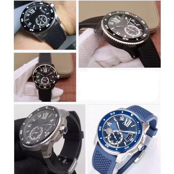 カリブル ラバーベルト バンド 腕時計用 ストラップ カルティエ用 ダイバー WSCA0006 互換 |  | 04