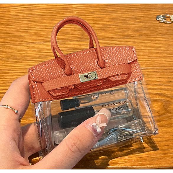 バッグチャーム スマートキーケース エアーポッズケース ミニバッグ 小物入れ スカーフ タッセル装飾 |  | 04