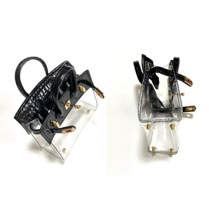 バッグチャーム スマートキーケース エアーポッズケース ミニバッグ 小物入れ スカーフ タッセル装飾 |  | 07