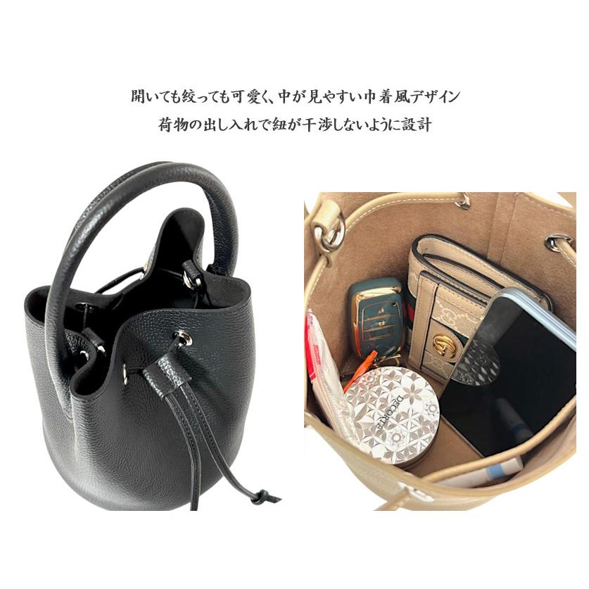 キューブバッグ レザー 本革 日本製 レディース 2WAY ショルダーバッグ バケツバッグ プレゼント |  | 10