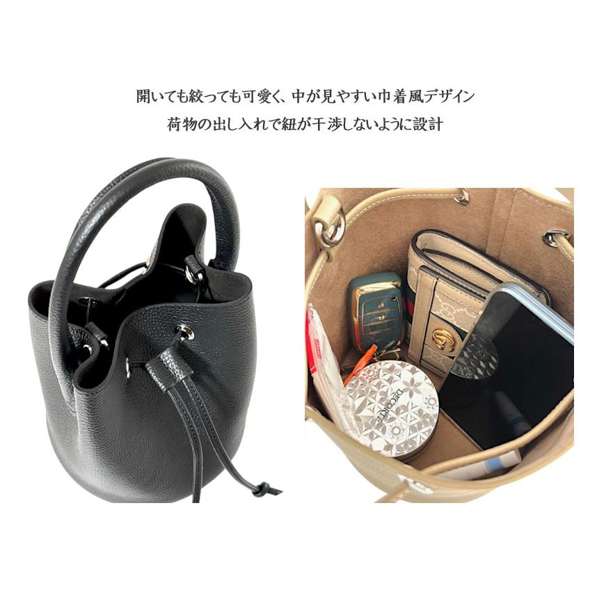 キューブバッグ レザー 本革 日本製 レディース 2WAY ショルダーバッグ バケツバッグ プレゼント |  | 04