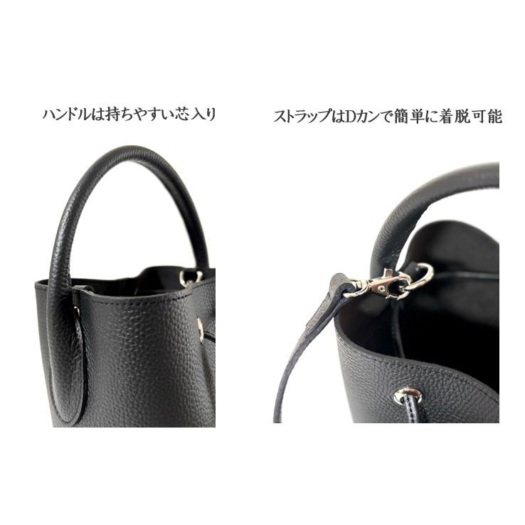 キューブバッグ レザー 本革 日本製 レディース 2WAY ショルダーバッグ バケツバッグ プレゼント |  | 06
