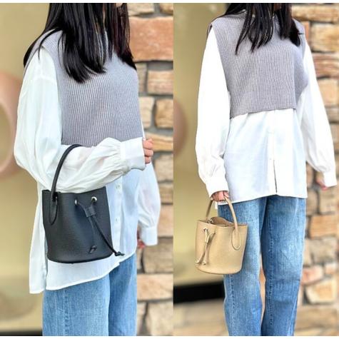 キューブバッグ レザー 本革 日本製 レディース 2WAY ショルダーバッグ バケツバッグ プレゼント |  | 06