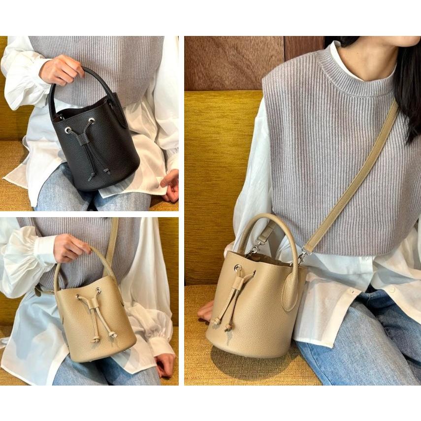 キューブバッグ レザー 本革 日本製 レディース 2WAY ショルダーバッグ バケツバッグ プレゼント |  | 07