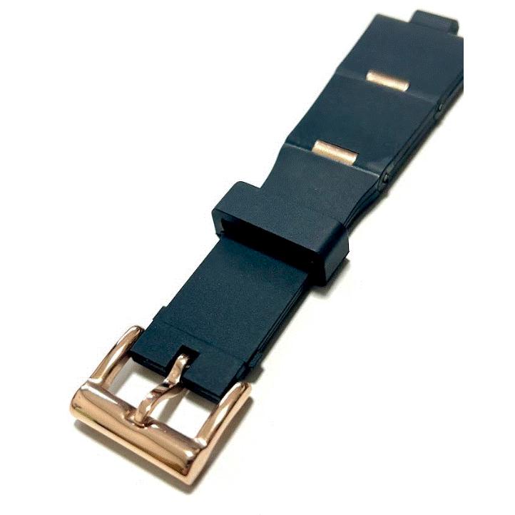 ディアゴノ用 ラバーベルト ブラック 22mm ブルガリ 互換 腕時計 ディアゴノ用 ラバーベルト ブラック 22mm ブルガリ 互換 腕時計