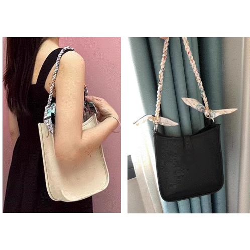 バッグ用ストラップ ハンドル ショルダー 持ち手 スカーフ エブリン