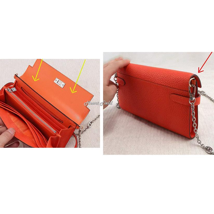 ウォレットライナー ショルダー ストラップ 取付 財布 カスタム ケリーウォレット用 |  | 03