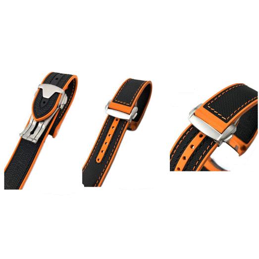 ラバーベルト 20mm ナイロン オメガ用 シーマスター スピード ラバーベルト 20mm ナイロン オメガ用 シーマスター スピード