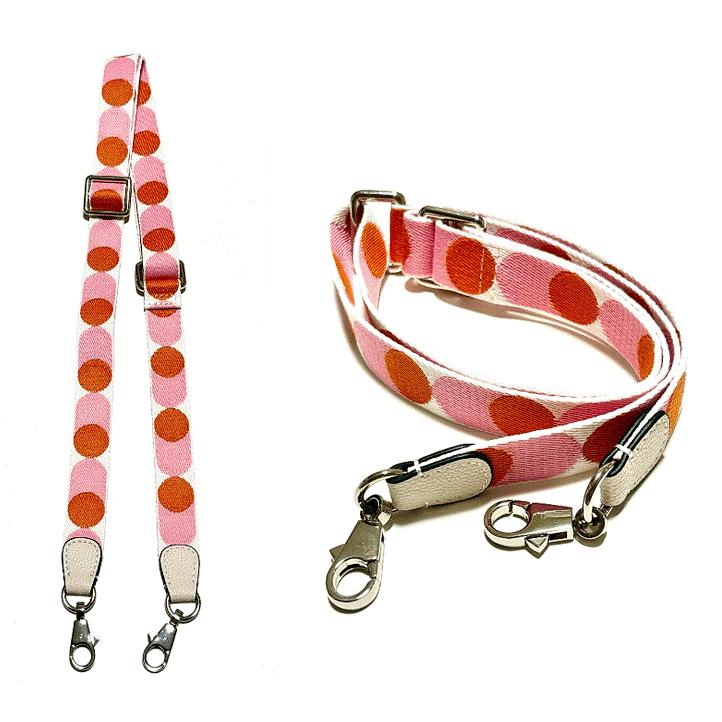 ショルダーストラップ バッグ用 肩掛け ベルト エブリン ル プリアージュ 水玉柄 長さ調整 |  | 10