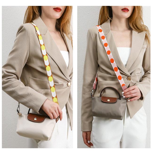 ショルダーストラップ バッグ用 肩掛け ベルト エブリン ル プリアージュ 水玉柄 長さ調整 |  | 03