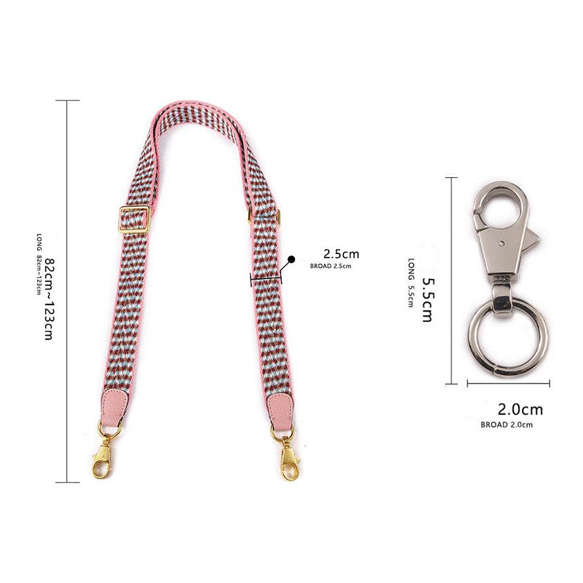 ショルダーストラップ バッグ用 肩掛け ベルト エブリン ル プリアージュ 水玉柄 長さ調整 |  | 05