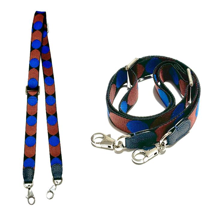 ショルダーストラップ バッグ用 肩掛け ベルト エブリン ル プリアージュ 水玉柄 長さ調整 |  | 08