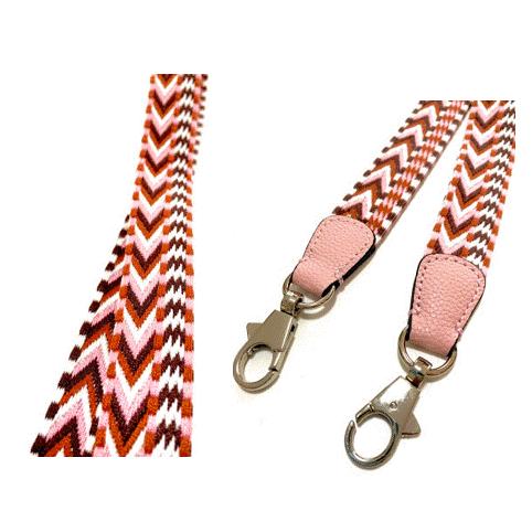 ショルダー紐 ストラップ 肩掛け クロスボディ バンドリエール ファブリック ジグザグ |  | 15