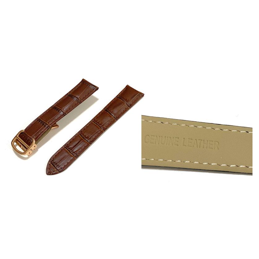 腕時計 レザーベルト カルティエ タンク対応 互換 交換 バンド 16 17 18 20mm バックル付 |  | 10