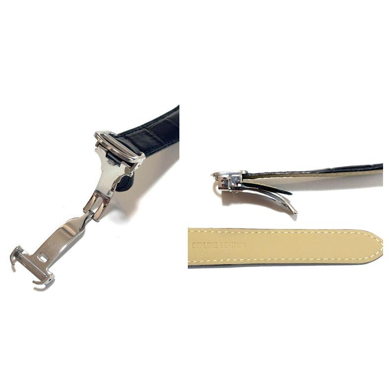 腕時計 レザーベルト カルティエ タンク対応 互換 交換 バンド 16 17 18 20mm バックル付 |  | 12