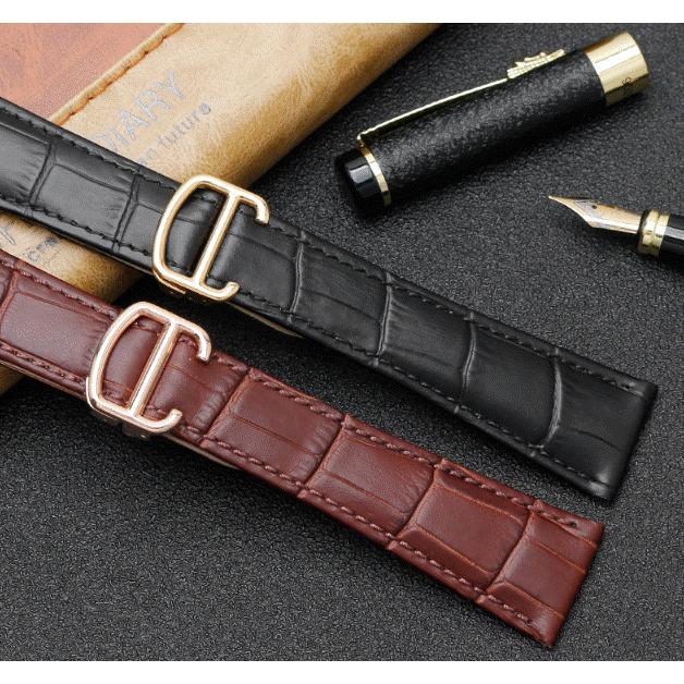 腕時計 レザーベルト カルティエ タンク対応 互換 交換 バンド 16 17 18 20mm バックル付 |  | 03