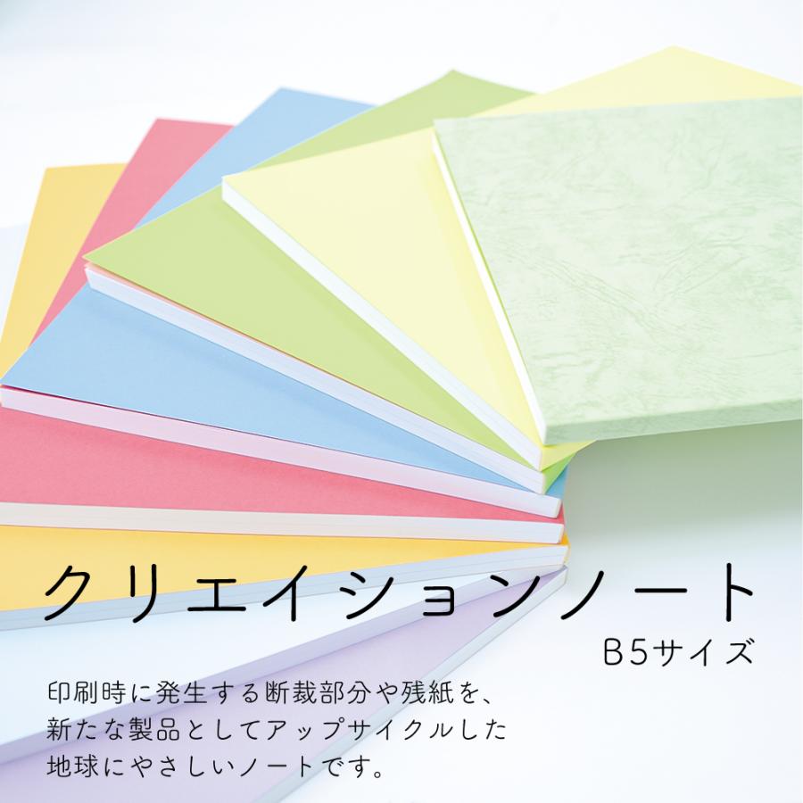 クリエイションノート B5サイズ 2冊セット 2種類 アップサイクル