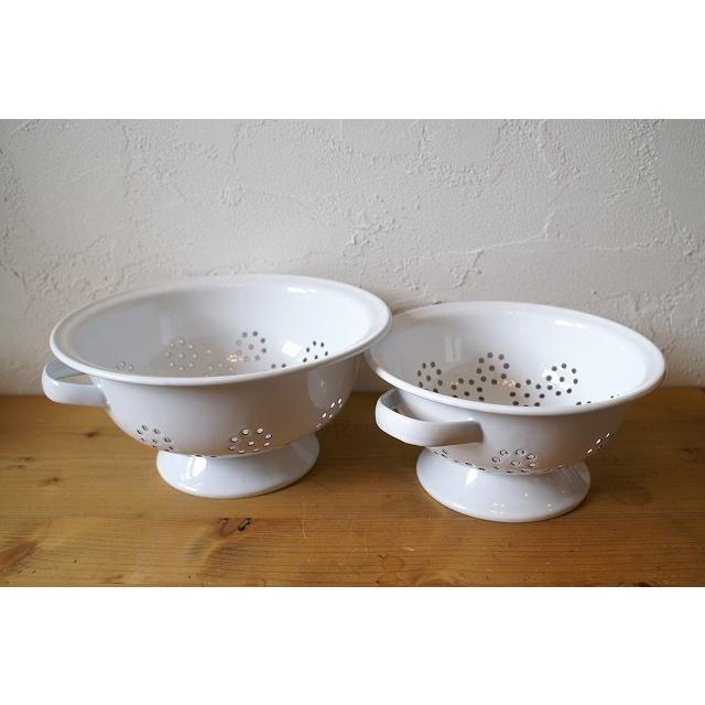 ホーロー コランダー L ホーローざる ザル : Heartful Country - 通販