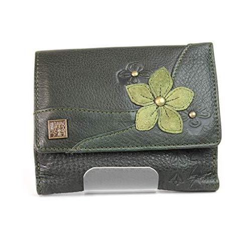激安通販新作 野村修平 グリーン レディース財布 二つ折り財布 花歌 野村修平 財布 Sergiopizarro Com Co