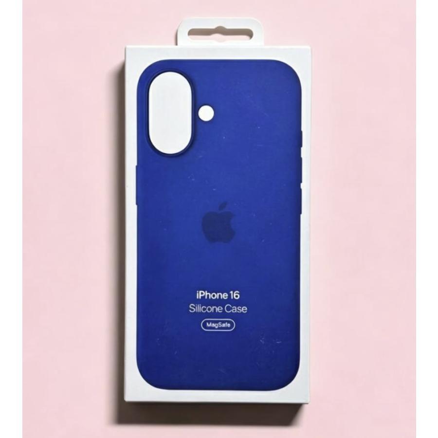 送料無料】iPhone 16 シリコンケース・ウルトラマリン MagSafe対応