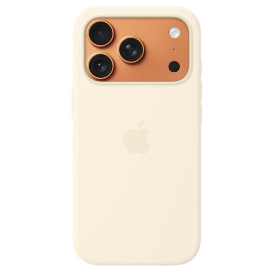 純正品　iPhone17シリコーンケース　バニラ　 MagSafe対応 送料無料】iPhone 17 Pro シリコーンケース - バニラ MagSafe対応