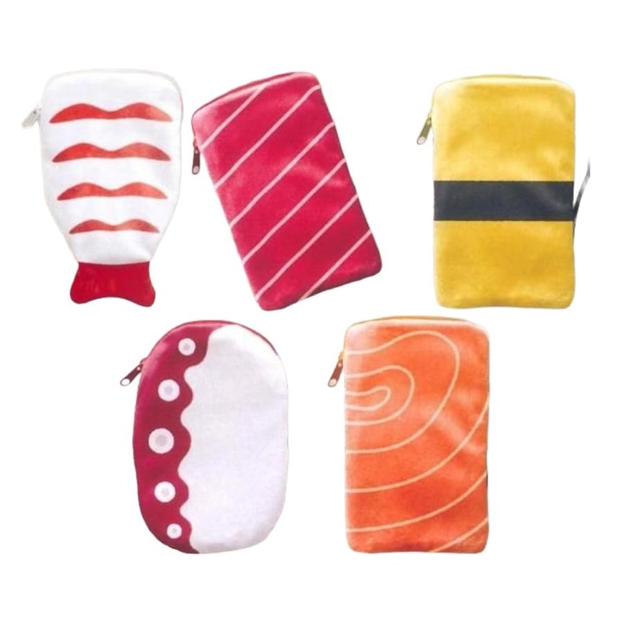 ぬいも背負える！ 寿司ネタショルダーポーチ × 全5種セット フルコンプ