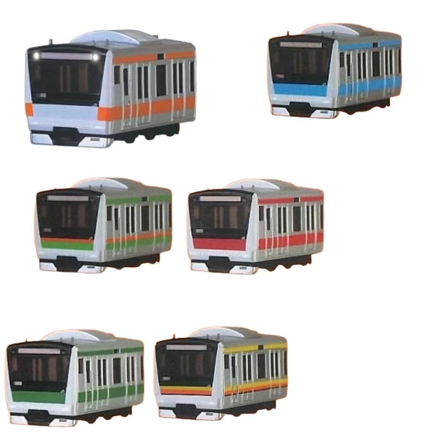 トイズキャビン JR東日本 E233系 電車ライトキーホルダー × 全6種