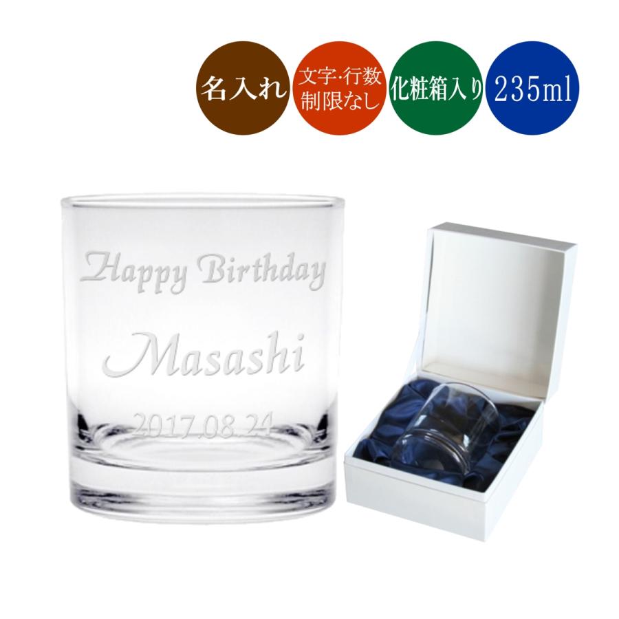 名入れ ロックグラス 文字のみ シンプル 化粧箱入り 日本酒 焼酎 ウイスキー グラス 235ml 1 アトリエ ハート軽井沢 通販 Yahoo ショッピング