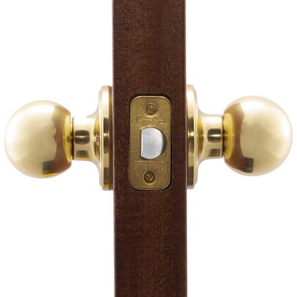 Copper Creek　ドア・ノブ　Polished Brass Ball Knob　取っ手交換用ノブ・艶のある真鍮仕上げ｜heartlandtrading｜03
