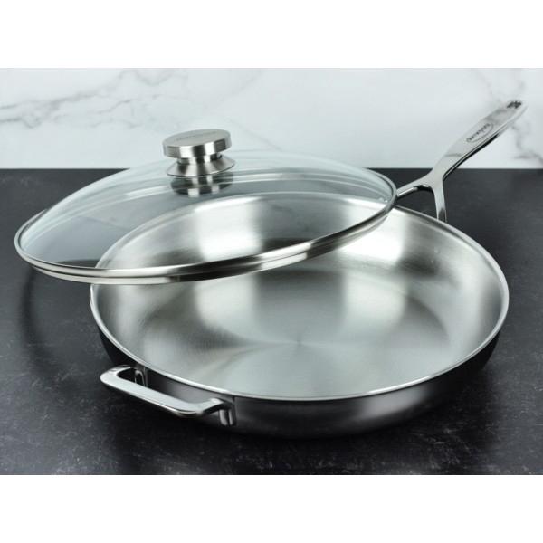 DEMEYEREデメイエレベルギー レアモデル補助ハンドル付きフライパン ZWILLING J.A. HENCKELS Demeyere デメイエレ 32cm 補助ハンドル付5層