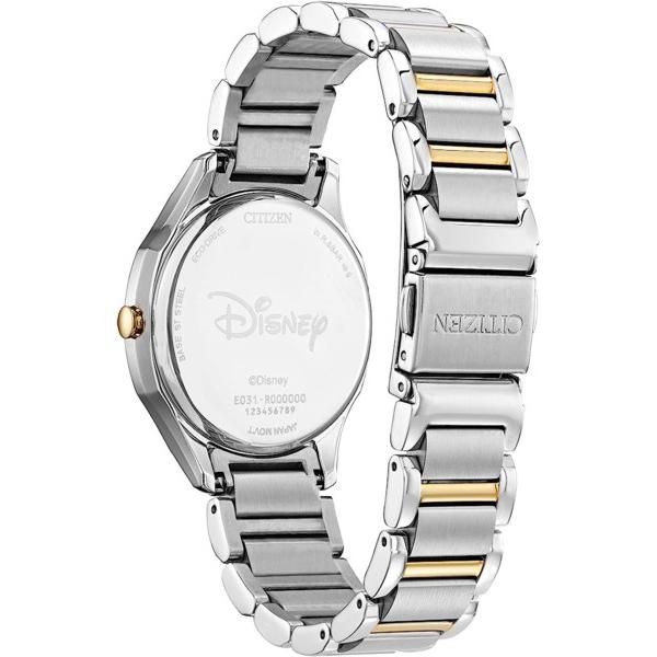 シチズン Eco-Drive　ミッキー＆ミニー・マウス女性用腕時計　（シルバー/ゴールド・ツートン）　Disney 海外限定逆輸入モデル｜heartlandtrading｜02