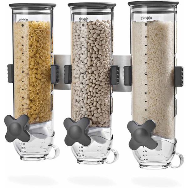 大注目 Honey Can Do 壁掛け式トリプル シリアルディスペンサー 最新情報 Studiostodulky Cz