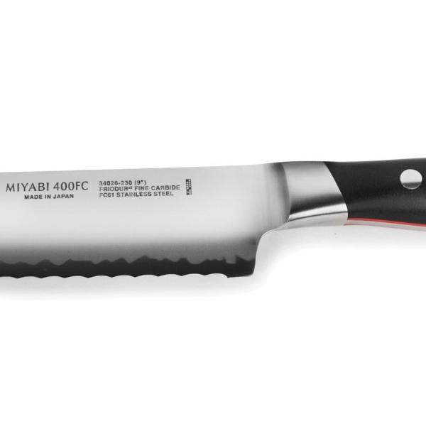 安全雅 Miyabi 23cmブレッドナイフ パン切り包丁 Evolutionシリーズ