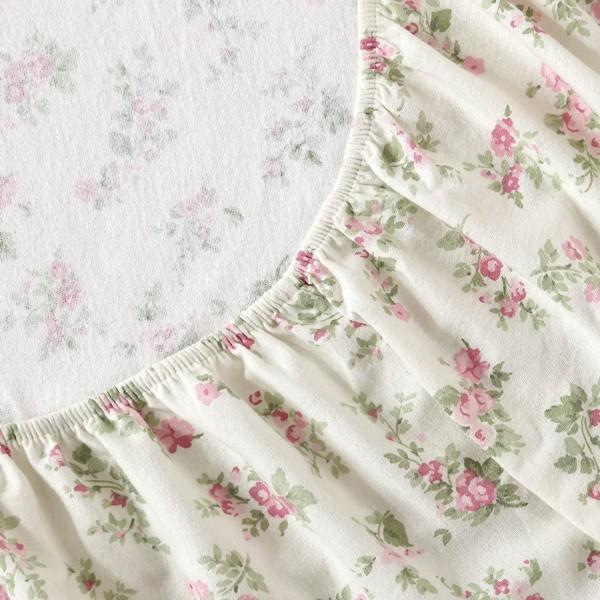 【クイーン】　Laura Ashley ローラ アシュレイ　Audrey シーツ・セット　（ピンク）　フラットシーツ1枚＆ボックスシーツ１枚＆枕カバー2枚_4