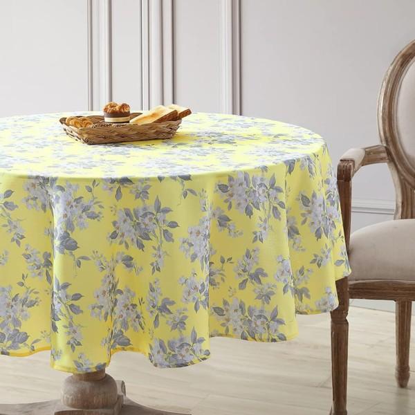 Laura Ashley ローラ アシュレイ テーブルクロス 177cm Round （アップル・ブロッサム） la