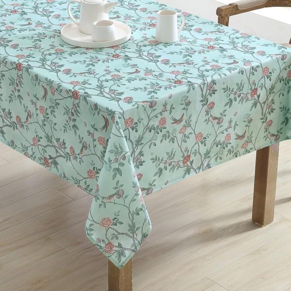 Laura Ashley ローラ アシュレイ テーブルクロス 152×259cm （エグランティーヌ） lalaeglectbc02輸入