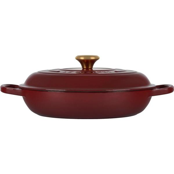 Le Creuset ル・クルーゼ　 ビュッフェ・キャセロール　32cm (ローヌワイン） 5QT｜heartlandtrading｜04