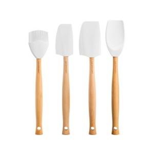 LE CREUSET ル・クルーゼ スパチュラ・ハケ ホワイト 5点セット LE