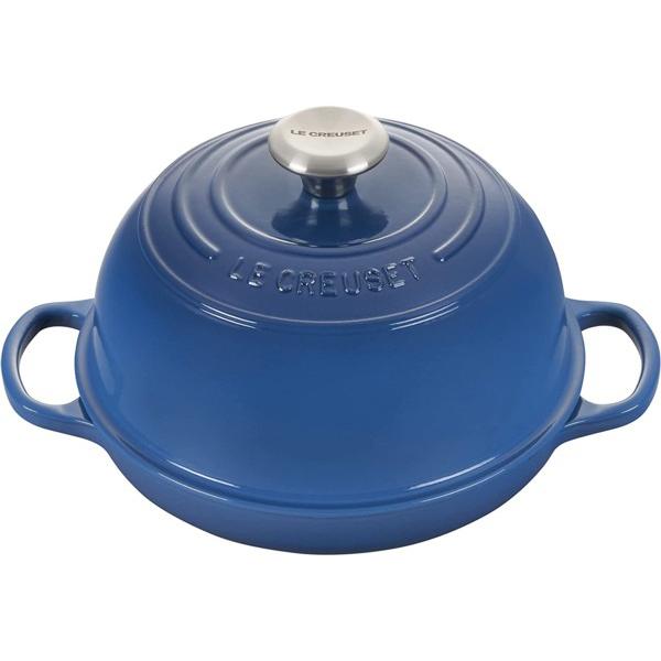 Le Creuset ル・クルーゼ 24cmブレッド・オーブン パン焼き器 (マルセイユブルー） lcls21012459ss輸入