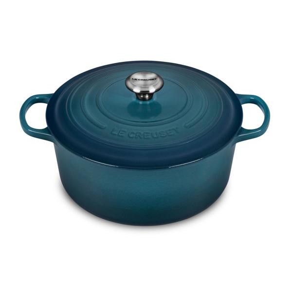 Le Creuset ル・クルーゼ　 28cm ココット・ロンド (ディープティール） 7.25QT(55191円)