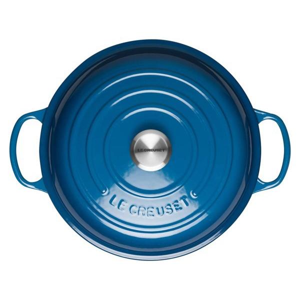 Le Creuset ル・クルーゼ　 ビュッフェ・キャセロール　26cm (マルセイユブルー） 2.25QT｜heartlandtrading｜02