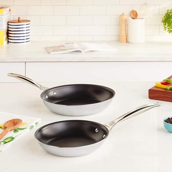 Le Creuset ル・クルーゼ 20＆26cm ノンスティック・フライパン2個 