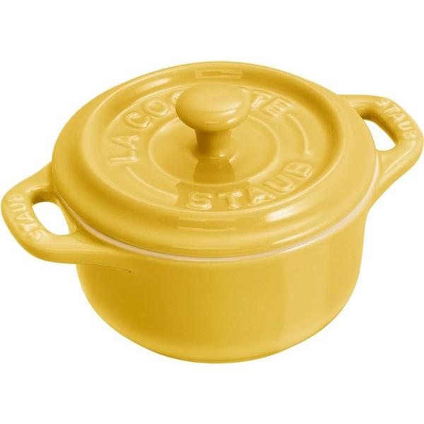 Staub ストウブ 陶器製ミニ・ラウンドココット3個セット Staub ストウブ 陶器製ミニ・ラウンドココット3個セット