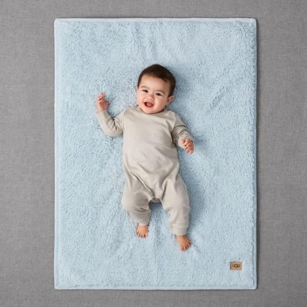 新色追加 UGG アグ　Blakely 赤ちゃん用ベビー・ブランケット　（スカイブルー）　104×78cm　Throw Blanket