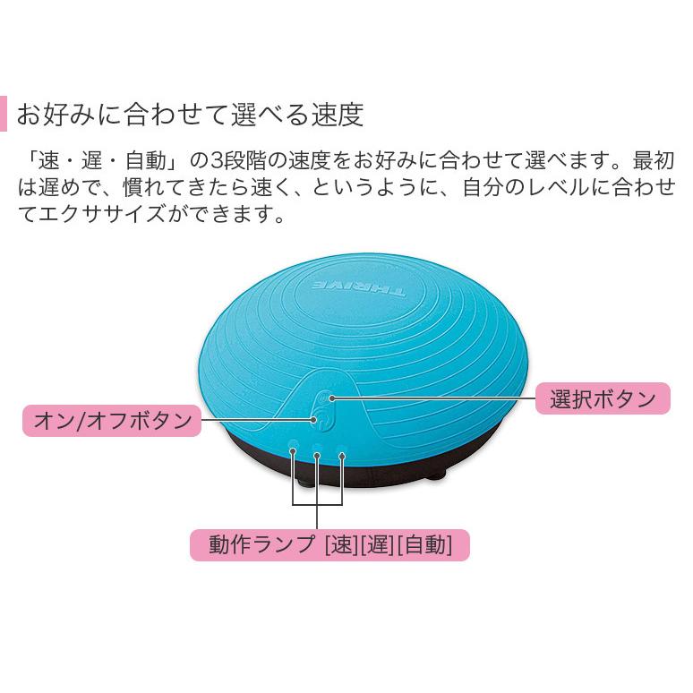 THRIVE/スライヴ 乗るだけで体幹トレーニング バランスボーイ ブルー ピンク FD-091 大東電機 通販限定モデル｜heartmark-shop｜16