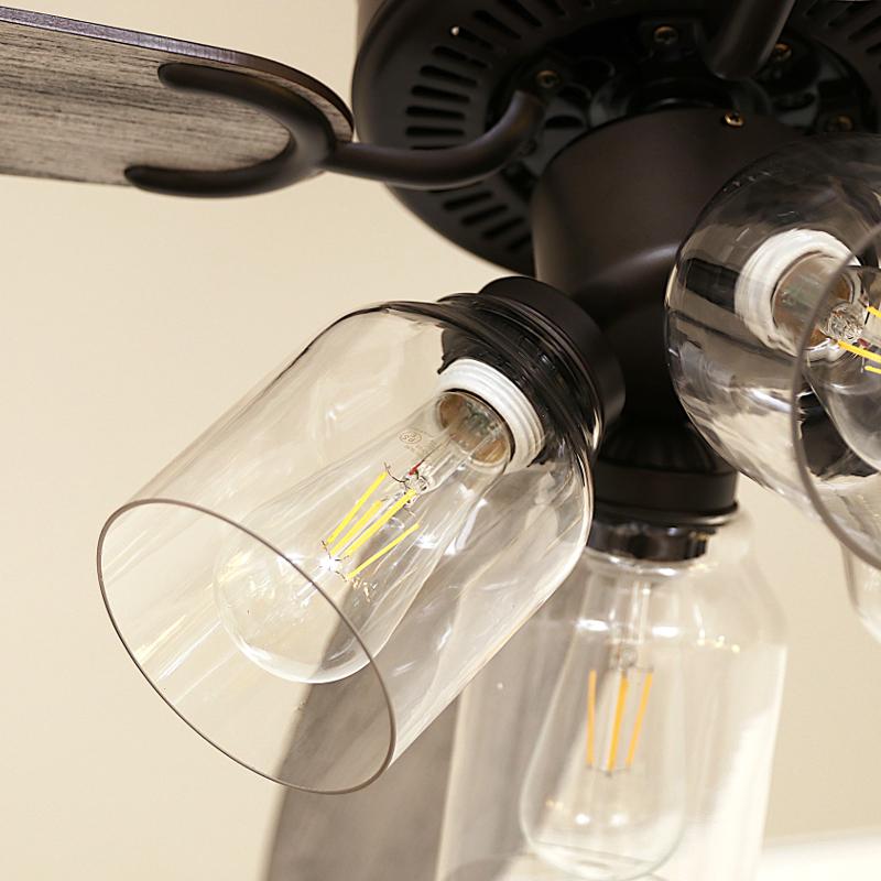 3年メーカー保証 JAVALO ELF VINTAGE Collection シーリングファン 4灯