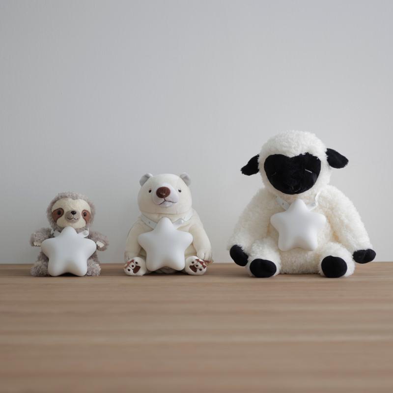 絵本ライト 絵本の読み聞かせ LED ライト ぬいぐるみ着用可 乾電池式