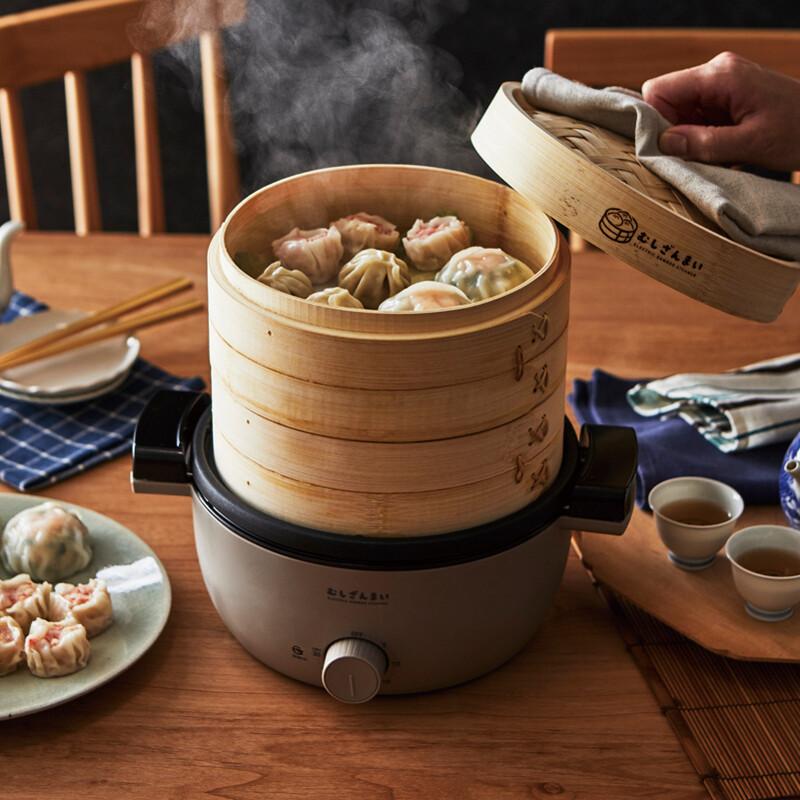 電気せいろ蒸し器 2段 むしざんまい Bamboo Steamer レシピ 電気せいろ蒸し器 2段 むしざんまい Bamboo Steamer レシピ