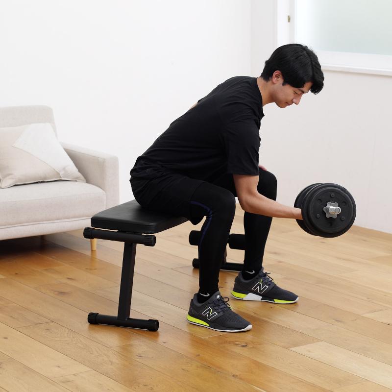 ALINCO トレーニングベンチ 1台2役 フラットベンチ シットアップ ALINCO トレーニングベンチ 1台2役 フラットベンチ シットアップ